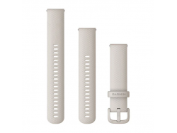 Pasek silikonowy jasno-piaskowy do Venu Sq/FR 245/645/Vivoactive3/Vivomove 20 mm