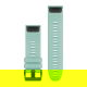 Silikonowy pasek QuickFit Fenix 6x miętowy (zestaw 3 sztuki) 26mm