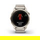 Epix Pro Gen 2 42 mm Jasnozłoty z wrzosowym paskiem nylonowym