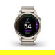 Epix Pro Gen 2 42 mm Jasnozłoty z wrzosowym paskiem nylonowym