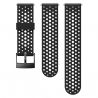 Suunto 24mm Athletic 1 Silicone Strap Black Black, rozmiar S+M