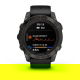 Fenix 7 Pro Sapphire Solar Carbon Gray DLC Titanium z czarnym paskiem