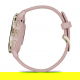Venu 3S Bezel ze stali nierdzewnej w kolorze soft gold z kopertą w kolorze dust rose i silikonowym paskiem