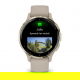 Venu 3S Bezel ze stali nierdzewnej w kolorze soft gold z kopertą w kolorze french gray i silikonowym paskiem