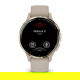 Venu 3S Bezel ze stali nierdzewnej w kolorze soft gold z kopertą w kolorze french gray i silikonowym paskiem