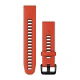 Silikonowy pasek QuickFit Fenix 7s Pro czerwony/grafitowy 20mm
