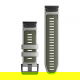Silikonowy pasek QuickFit Fenix 7X Pro mglisty szary / mchowy 26mm