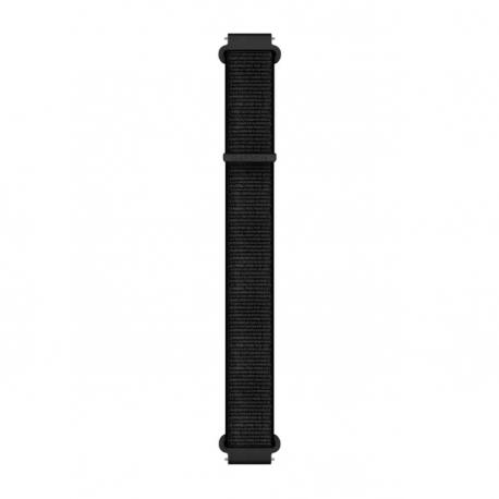Pasek do Venu 2s, 3s, Forerunner 255s, 265s, Vivoactive 4s, Vivomove 3s (18mm) Czarny nylonowy