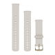 Pasek QR 18mm z mechanizmem szybkiego odłączania Ivory, z jasnozłotym zapięciem