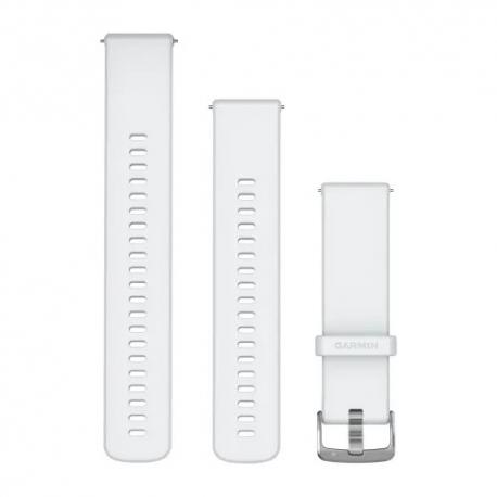 Pasek silikonowy QR 22mm Whitestone, zapięcie silver, z mechanizmem szybkiego odłączania