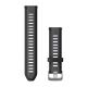 Pasek silikonowy QuickRelease 20mm Black/Slate grey