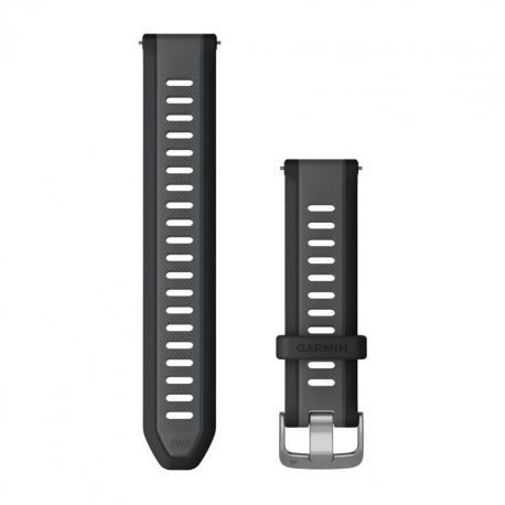 Pasek silikonowy QuickRelease 20mm Black/Slate grey