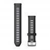 Pasek silikonowy QuickRelease 20mm Black/Slate grey