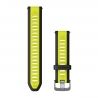 Pasek silikonowy QuickRelease 20mm Amp yellow/Black