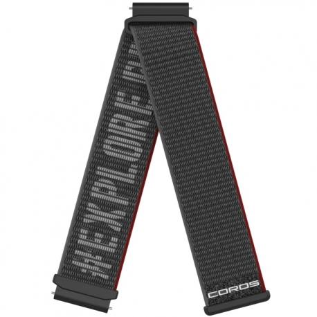 Coros pasek nylonowy Apex 2 Quick Release 20mm Czarny