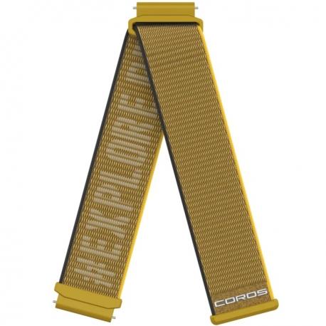 Coros pasek nylonowy Apex 2 Quick Release 20mm Żółty
