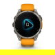 Fenix 8 47 mm AMOLED Sapphire Tytanowy z paskiem silikonowym w kolorze Spark orange / Graphite