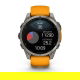 Fenix 8 47 mm AMOLED Sapphire Tytanowy z paskiem silikonowym w kolorze Spark orange / Graphite