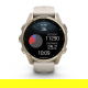 Fenix 8 43 mm AMOLED Sapphire Soft gold z piaskowo-beżowym paskiem z PL TOPO 2024.2