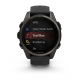 Fenix 8 43 mm AMOLED Sapphire Carbon Grey DLC Titanium z czarno-szarym paskiem