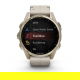 Fenix 8 43 mm AMOLED Sapphire Soft gold ze skórzanym paskiem