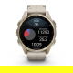 Fenix 8 43 mm AMOLED Sapphire Soft gold ze skórzanym paskiem