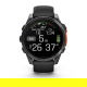 Fenix 8 47 mm Slate grey z czarnym silikonowym paskiem z PL TOPO 2024.2