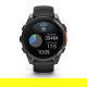 Fenix 8 47 mm Slate grey z czarnym silikonowym paskiem z PL TOPO 2024.2