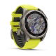 Fenix 8 47 mm Solar Sapphire Tytanowy z paskiem silikonowym w kolorze Amp yellow / Graphite