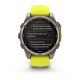 Fenix 8 47 mm Solar Sapphire Tytanowy z paskiem silikonowym w kolorze Amp yellow / Graphite