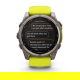 Fenix 8 51 mm Solar Sapphire Tytanowy z Żółto-grafitowym paskiem