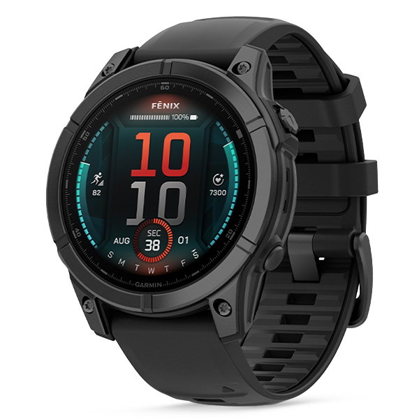 Fenix E Stal Nierdzewna Slate Grey z czarnym paskiem