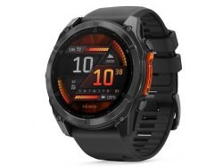 Fenix 8 51 mm AMOLED Slate gray z czarnym paskiem z PL TOPO 2024.2