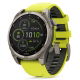 Fenix 8 47 mm Solar Sapphire Tytanowy z paskiem silikonowym w kolorze Amp yellow / Graphite