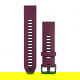 Pasek silikonowy merlot/graphite QuickFit 20 mm do Fenix 6s/Fenix 7s/7s PRO/Fenix 8 43 mm