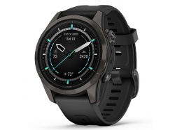 Epix Pro Gen 2 42 mm Sapphire Carbon Grey DLC Titanium z czarnym paskiem