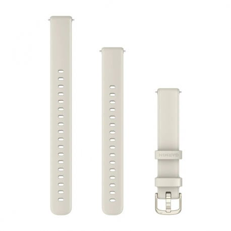 Pasek silikonowy Lunar Gold w kolorze Bone do Lily 2 14 mm