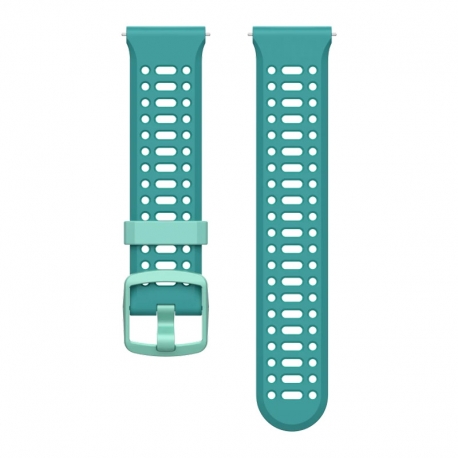 Pasek silikonowy turkusowy Emerald Quick Release do Coros Pace 3 22 mm