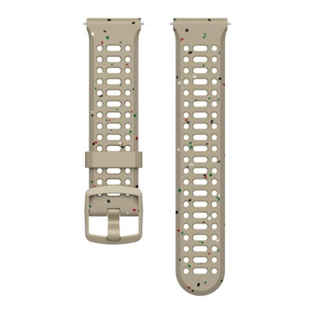 Pasek silikonowy beżowy Kenya Quick Release do Coros Pace 3 22 mm