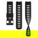 Pasek silikonowy czarny dive 1 do zegarka Suunto S+M 22 mm