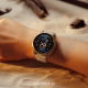 Fenix 8 43 mm AMOLED Sapphire Soft gold z piaskowo-beżowym paskiem z PL TOPO 2024.2