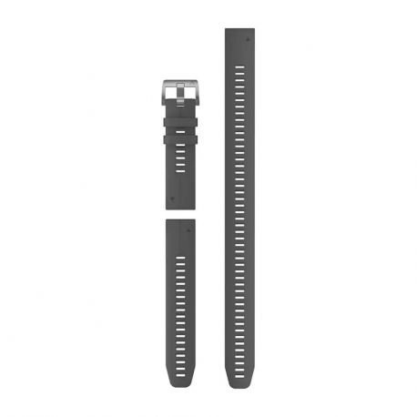 Pasek silikonowy slate grey QuickFit 22 mm (Zestaw nurkowy – 3 sztuki)