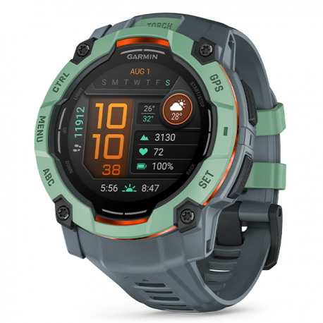 Garmin Instinct 3 – 50 mm AMOLED Neotropic z paskiem w kolorze Twilight  [010-03020-01]