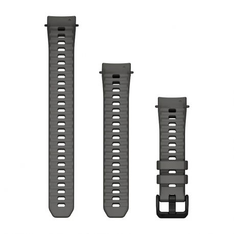 Pasek silikonowy w kolorze charcoal 20 mm do Instinct E (40 mm)