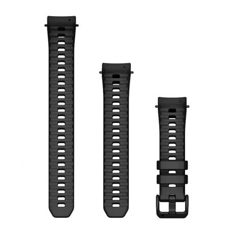 Pasek silikonowy w kolorze czarnym 20 mm do Instinct E (40 mm)