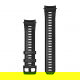 Pasek silikonowy w kolorze czarnym 22 mm do Instinct E (45 mm)
