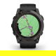 Fenix 7X Pro Sapphire Solar Carbon Gray DLC Titanium z czarnym paskiem