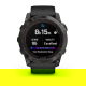 Fenix 7X Pro Sapphire Solar Carbon Gray DLC Titanium z czarnym paskiem