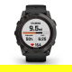 Fenix 7X Pro Sapphire Solar Carbon Gray DLC Titanium z czarnym paskiem