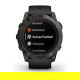 Fenix 7X Pro Sapphire Solar Carbon Gray DLC Titanium z czarnym paskiem